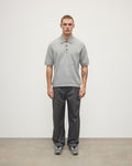 Superfine Merino Relaxed Light Grey Polo Shirt