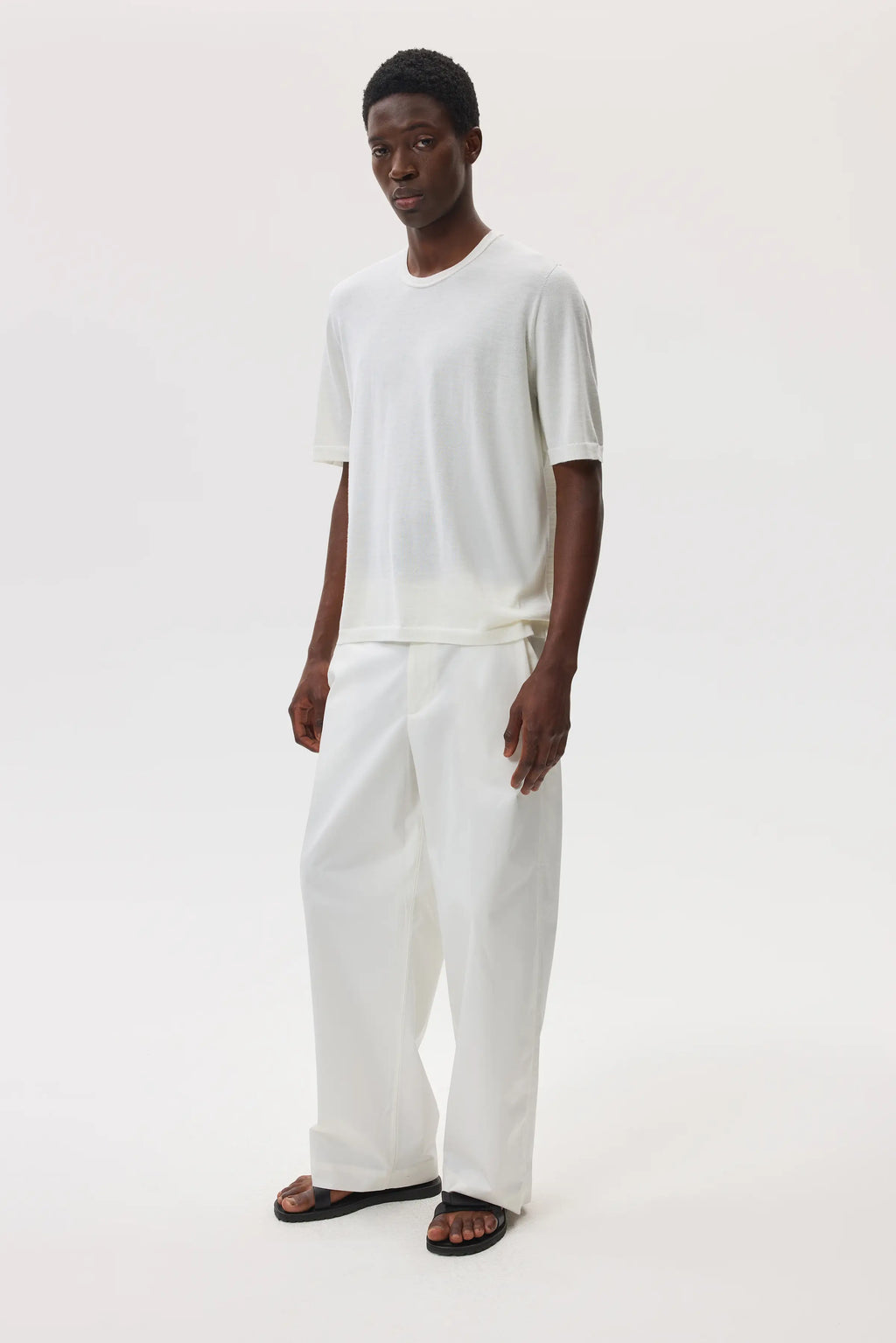 Superfine Merino White T-Shirt