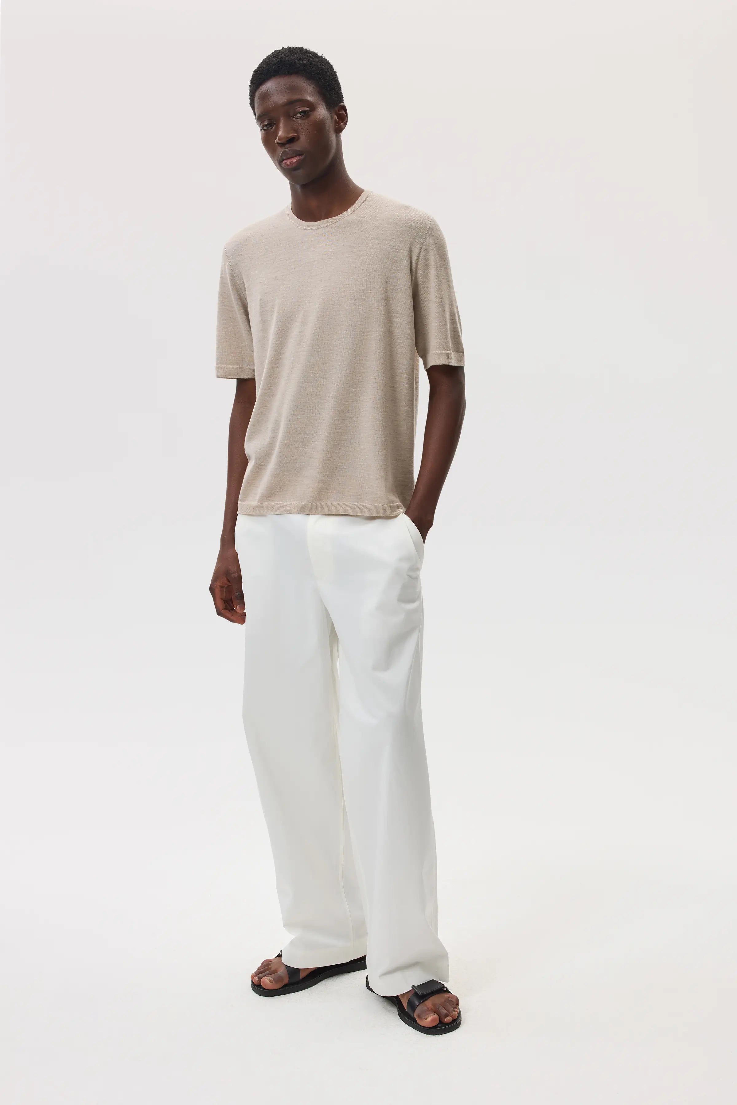 Superfine Merino Natural T-Shirt