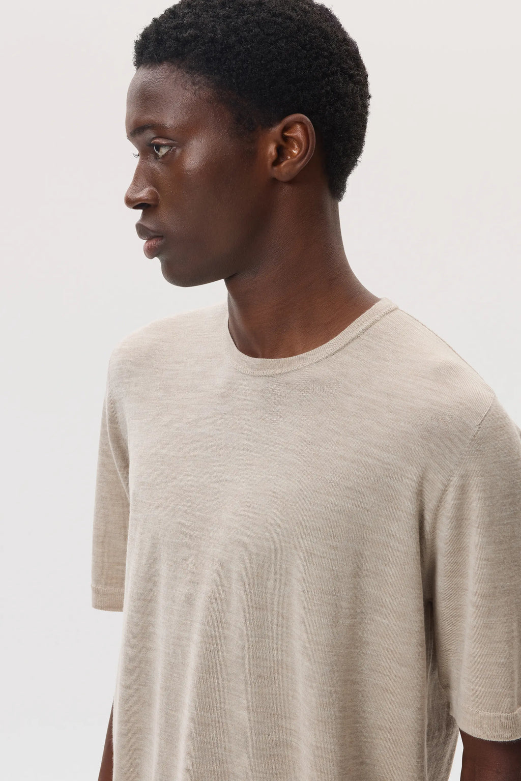 Superfine Merino Natural T-Shirt