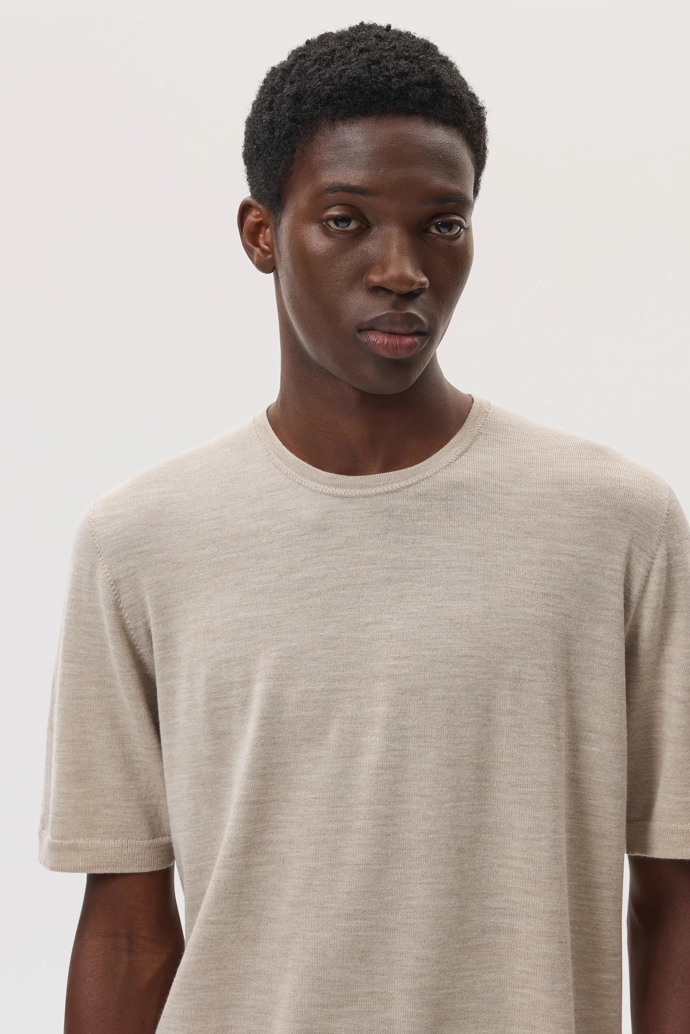 Superfine Merino Natural T-Shirt