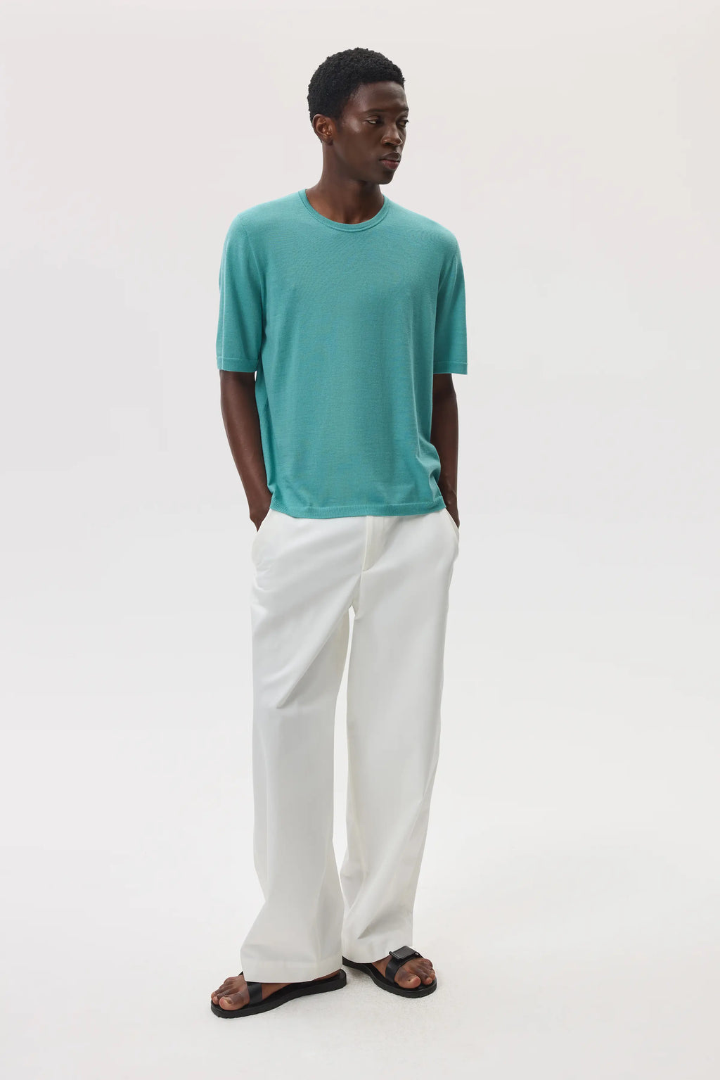 Superfine Merino Green T-Shirt