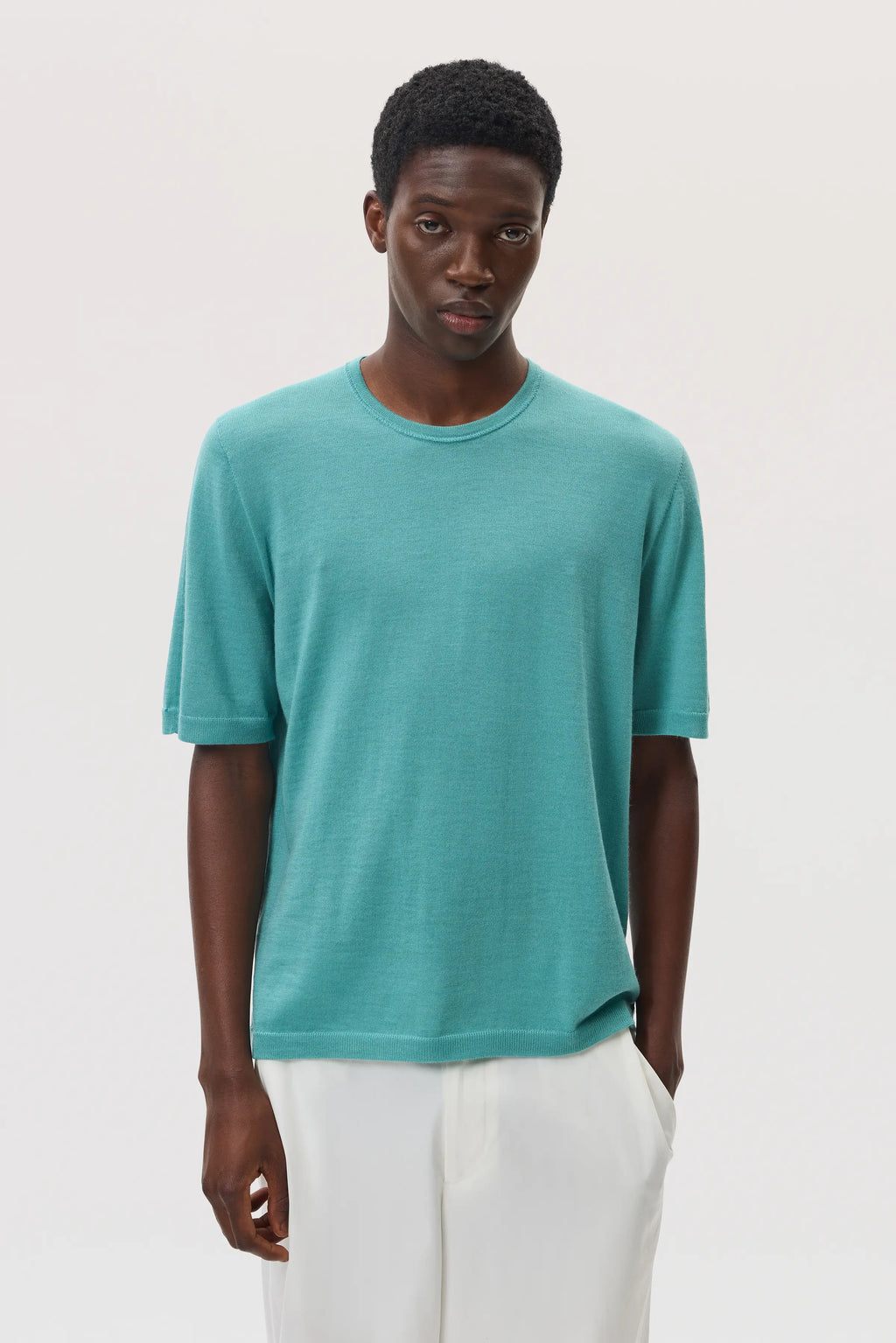 Superfine Merino Green T-Shirt