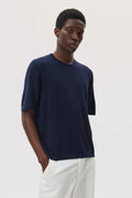 Superfine Merino Dark Navy T-Shirt