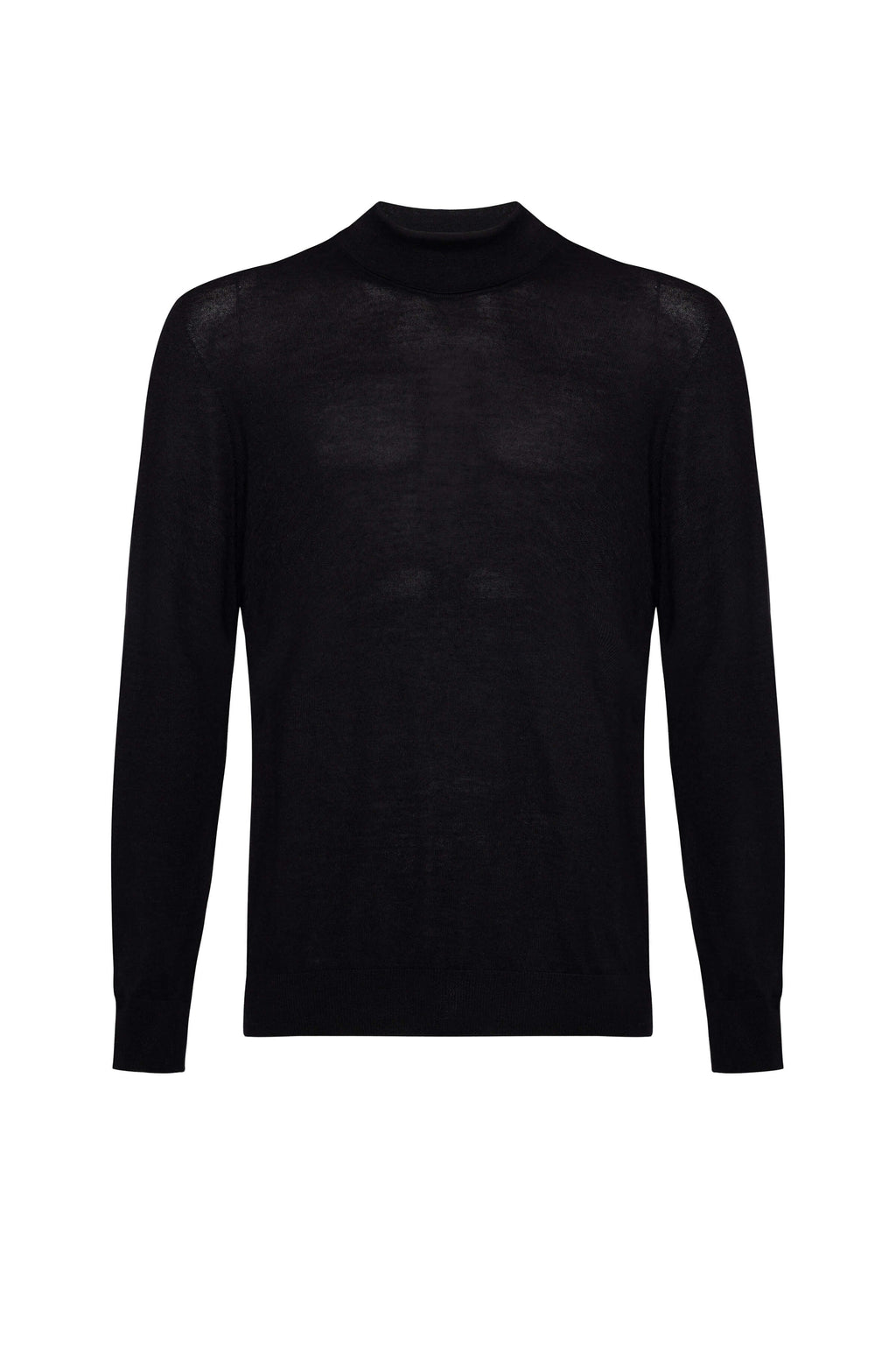 Mock Turtle Neck Merino Dark Navy Jumper