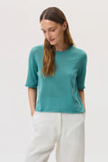 Superfine Merino Wool Green T-Shirt
