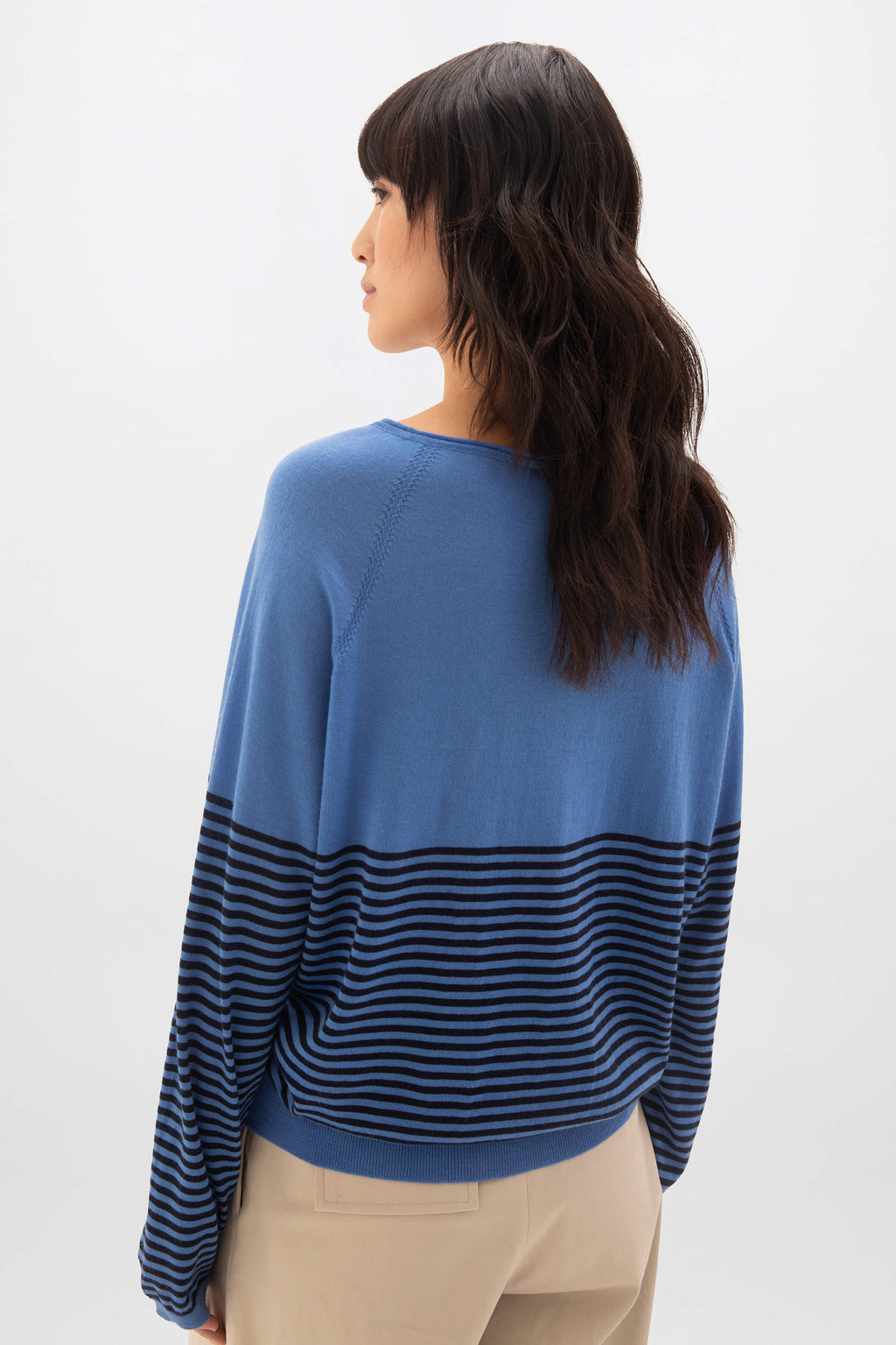 Superfine Merino Bateau Stripe Sweater