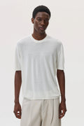 Superfine Merino Mesh White T-Shirt
