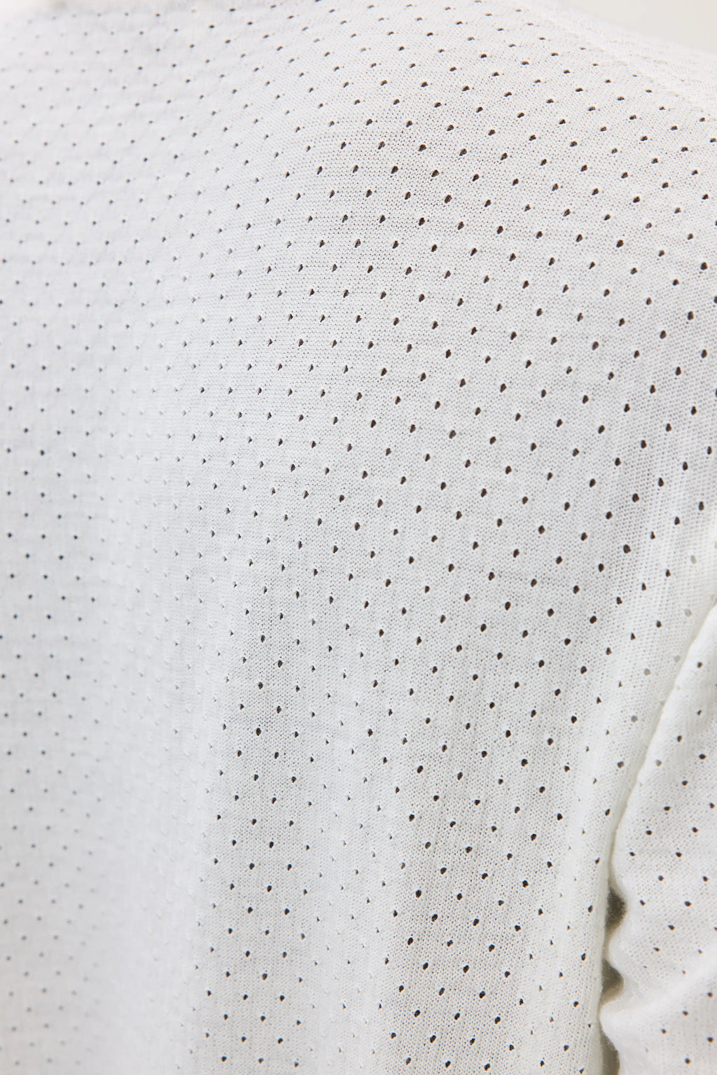 Superfine Merino Mesh White T-Shirt
