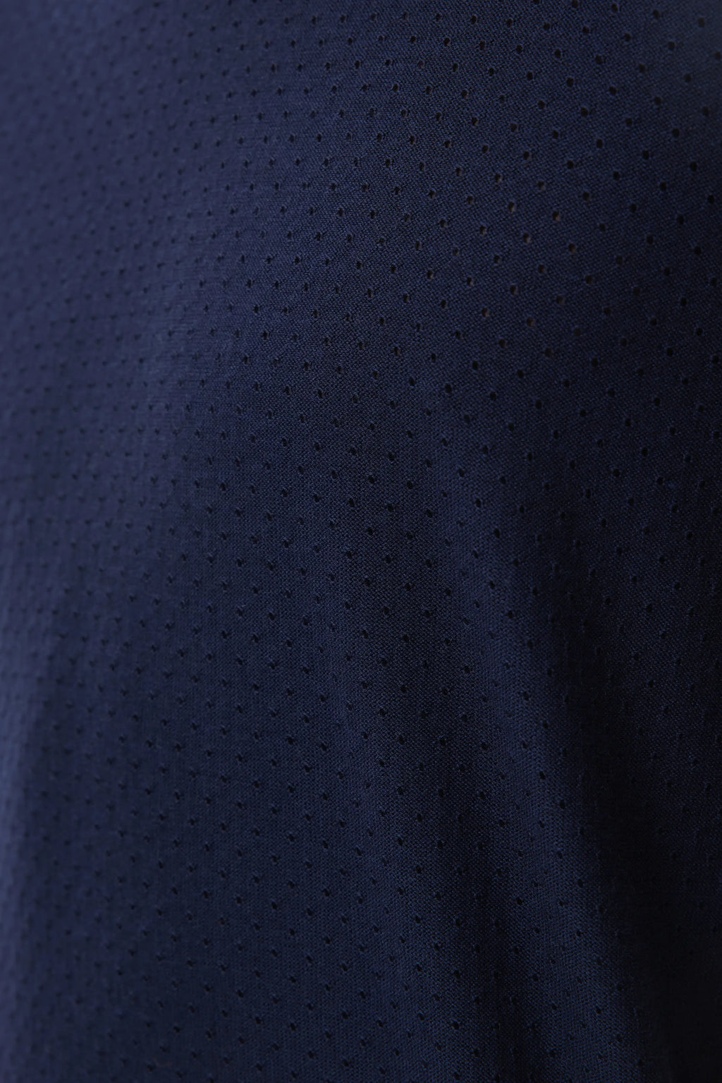 Superfine Merino Mesh Dark Navy T-Shirt