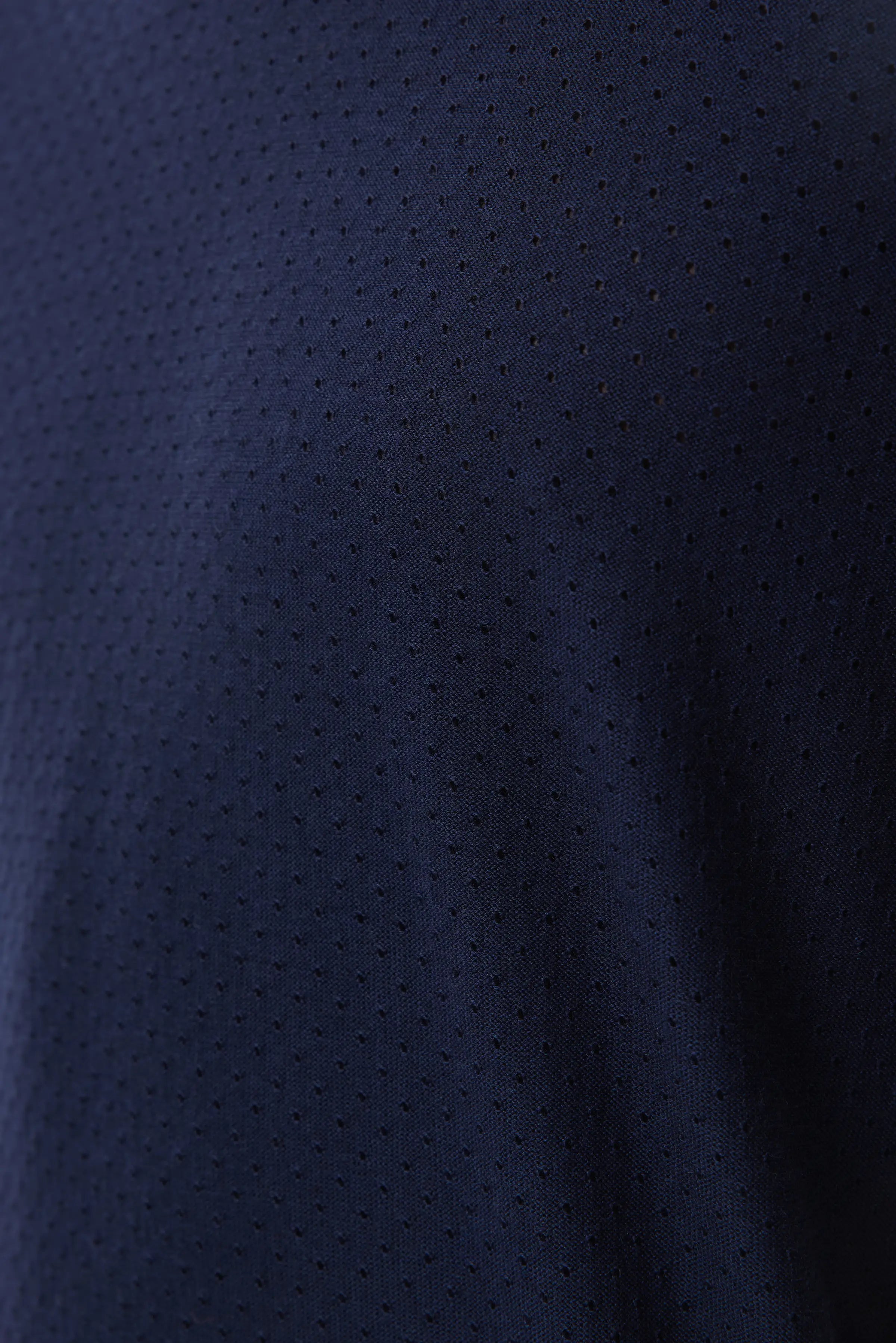 Superfine Merino Mesh Dark Navy T-Shirt