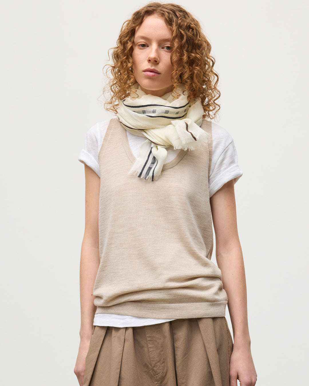 Greer Natural Merino Vest