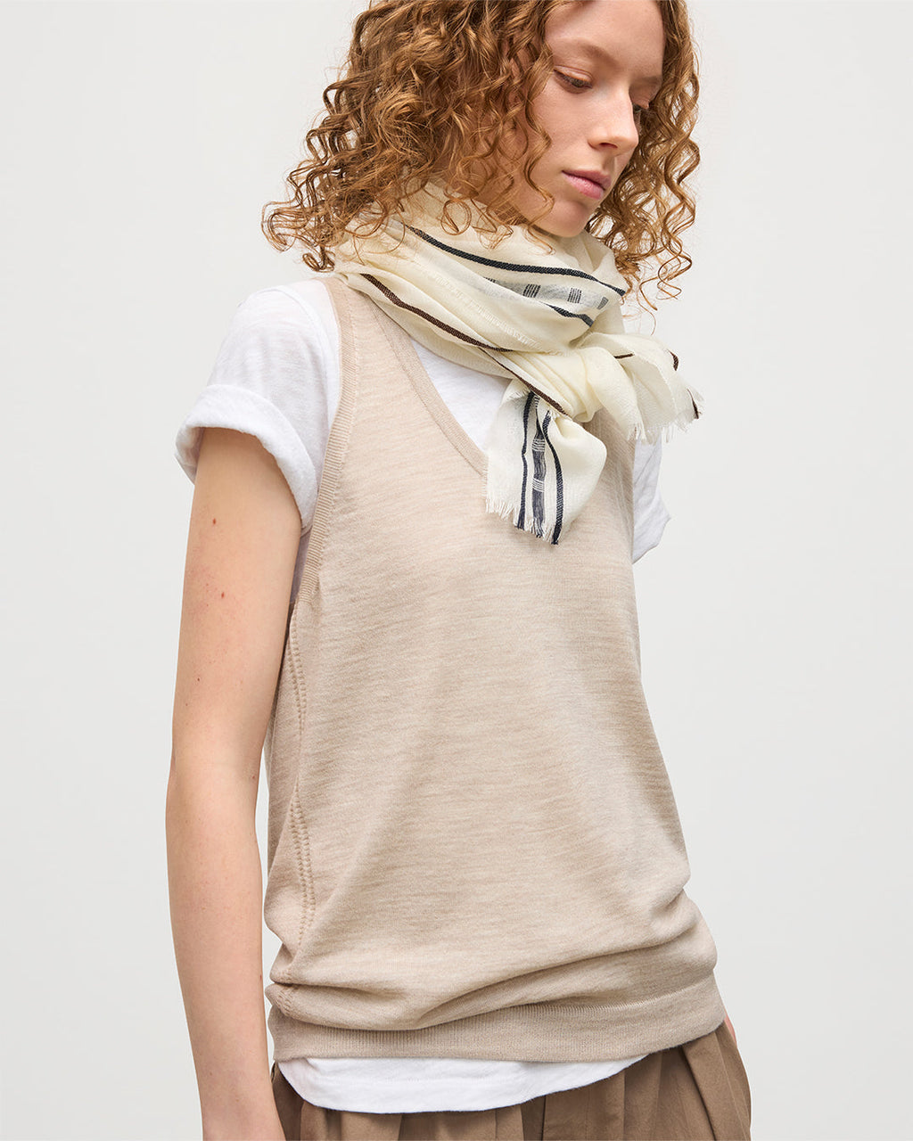Greer Natural Merino Vest
