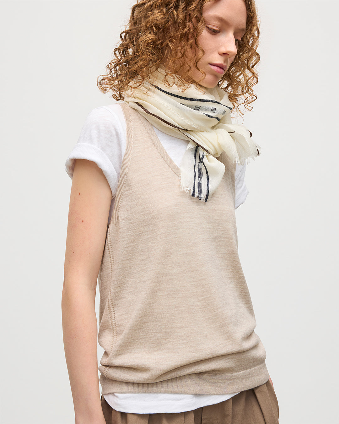 Greer Natural Merino Vest