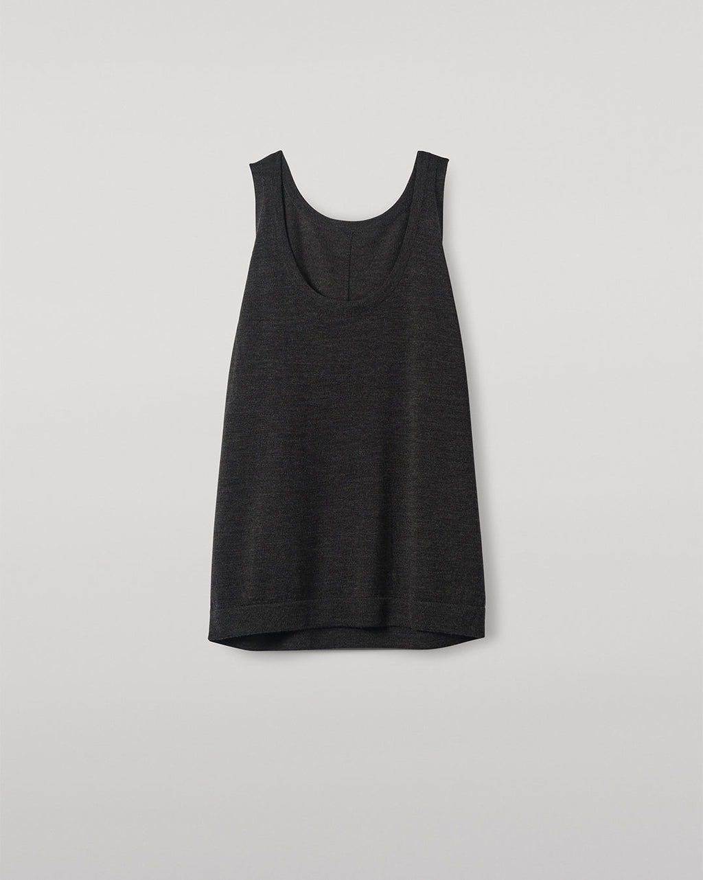 Greer Dark Grey Merino Vest