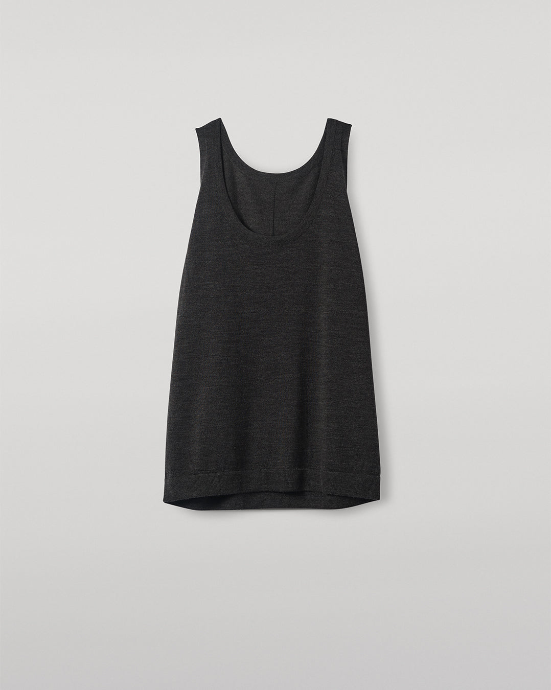 Greer Dark Grey Merino Vest