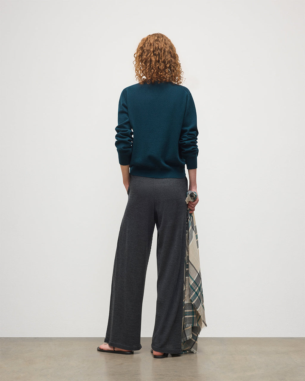 Ina Dark Grey Merino Trousers