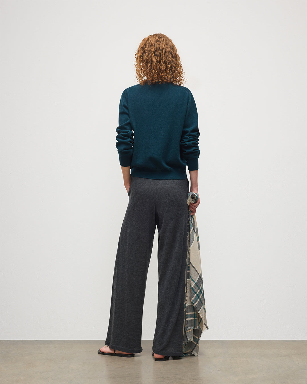 Ina Dark Grey Merino Trousers