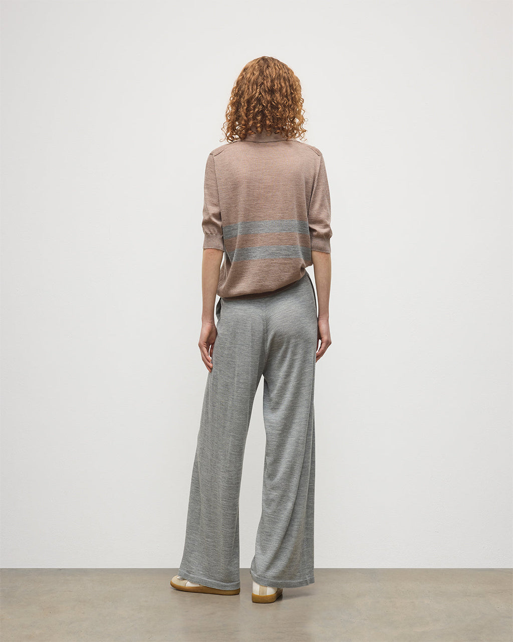 Ina Grey Merino Trousers
