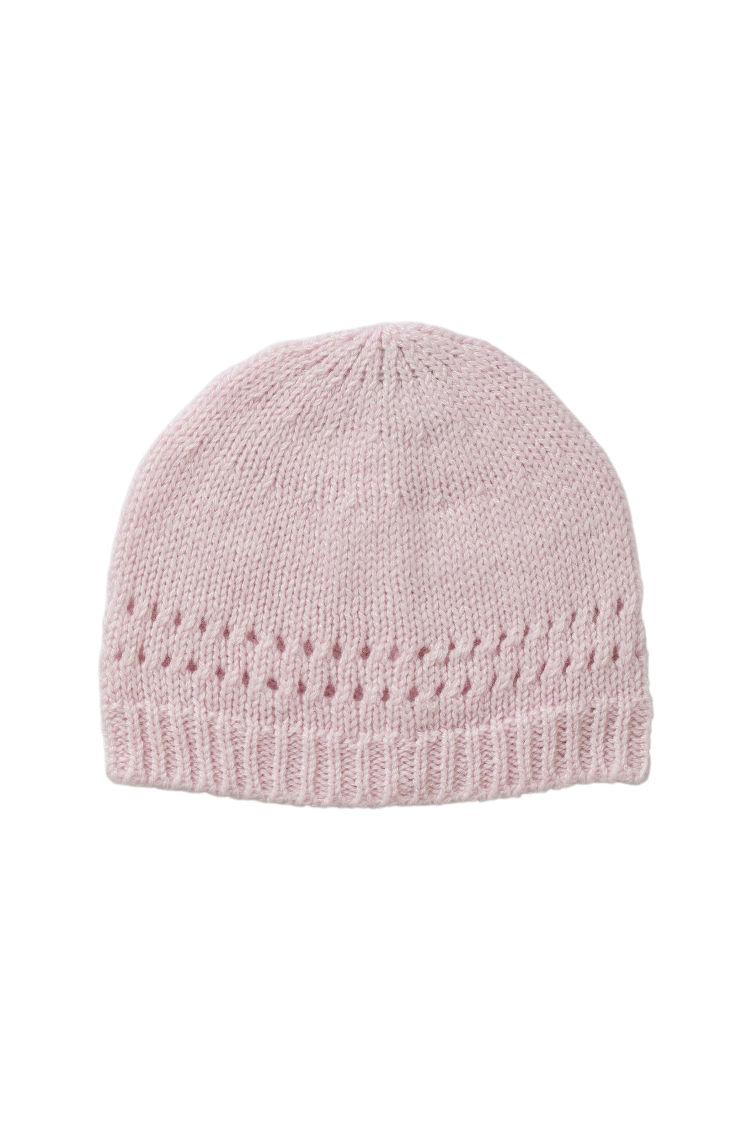 Pink Cashmere Baby Beanie