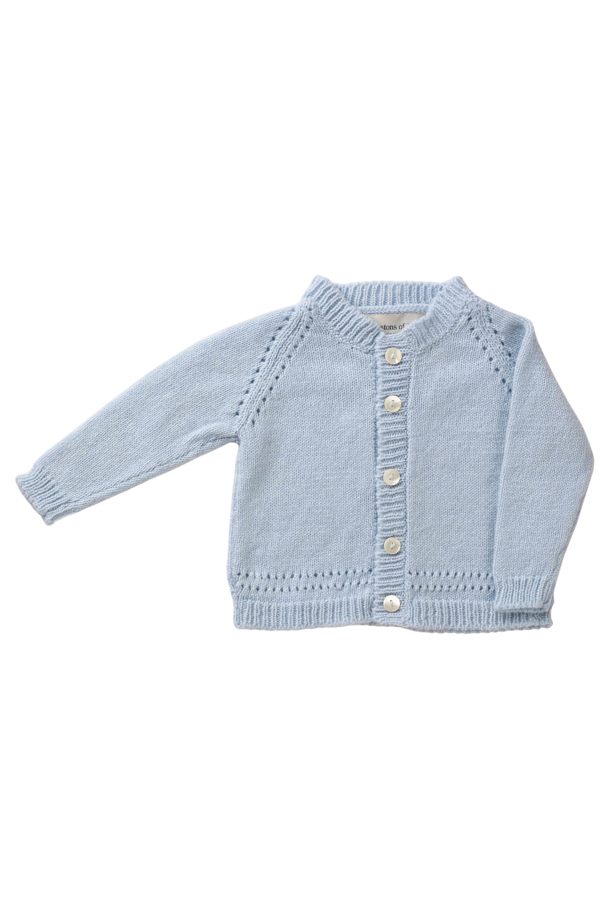 Baby's Blue Cashmere Cardigan Gift Set