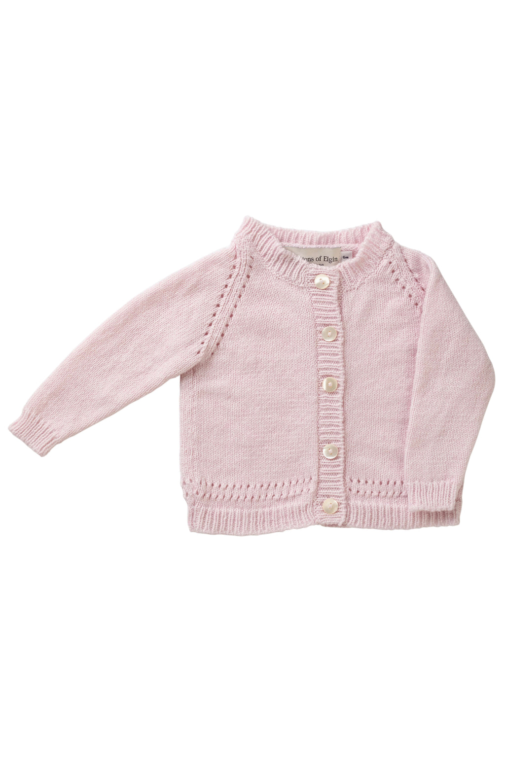 Baby's Pink Cashmere Cardigan Gift Set