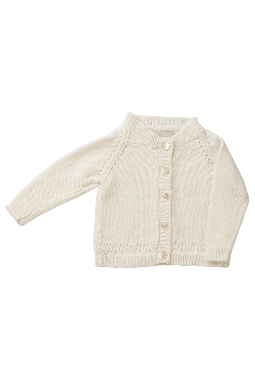Baby's White Cashmere Cardigan Gift Set