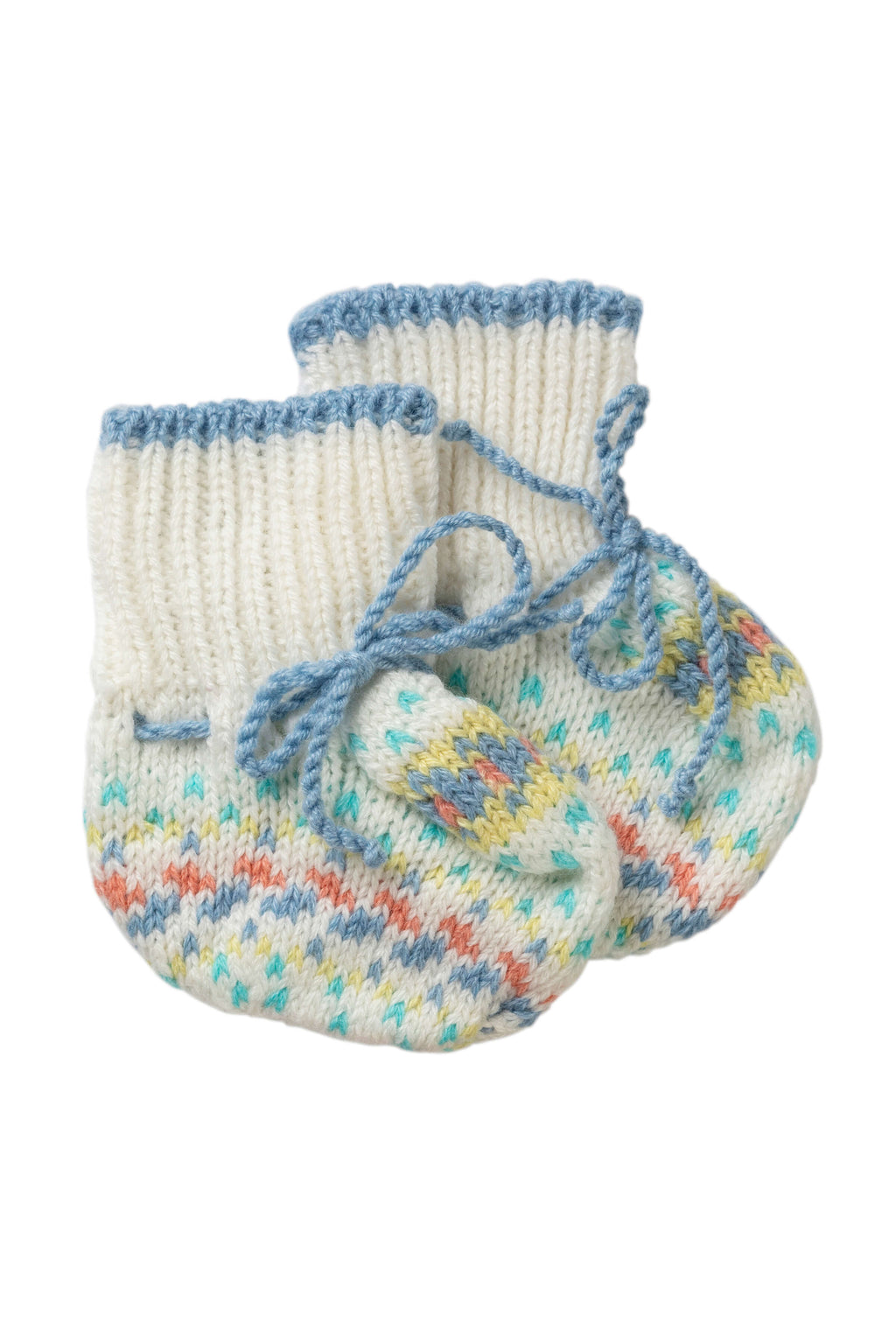 Baby's Blue Fairisle Accessories Gift Set