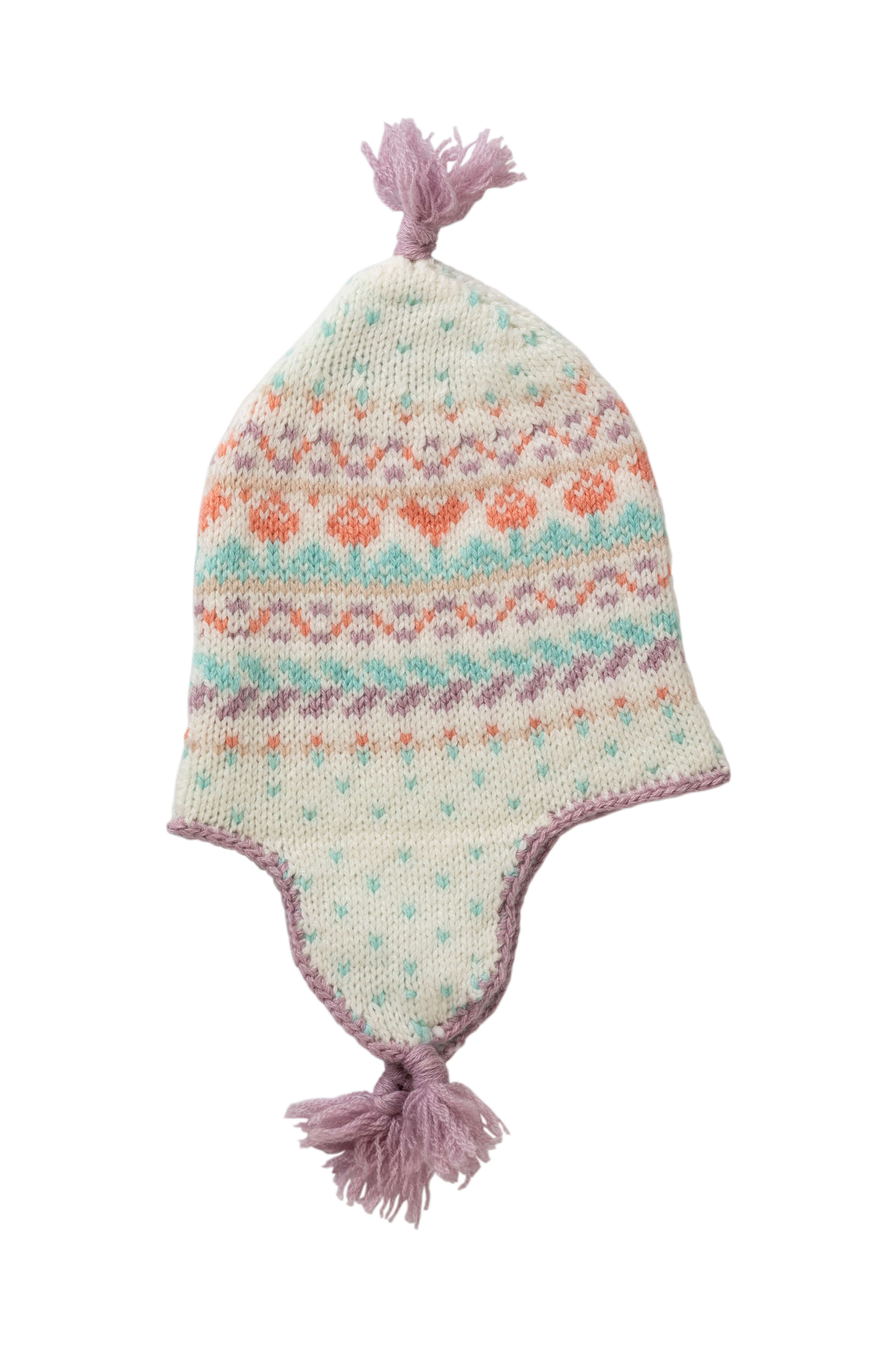 Baby's Pink Fairisle Accessories Gift Set