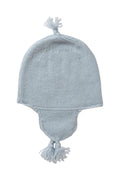 Blue Cashmere Baby Hat with Tassel