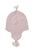 Pink Cashmere Baby Hat with Tassel