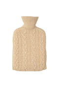 Cashmere Cable Natural Hot Water Bottle