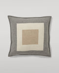 Art Geometric Grey & Natural Cashmere Cushion