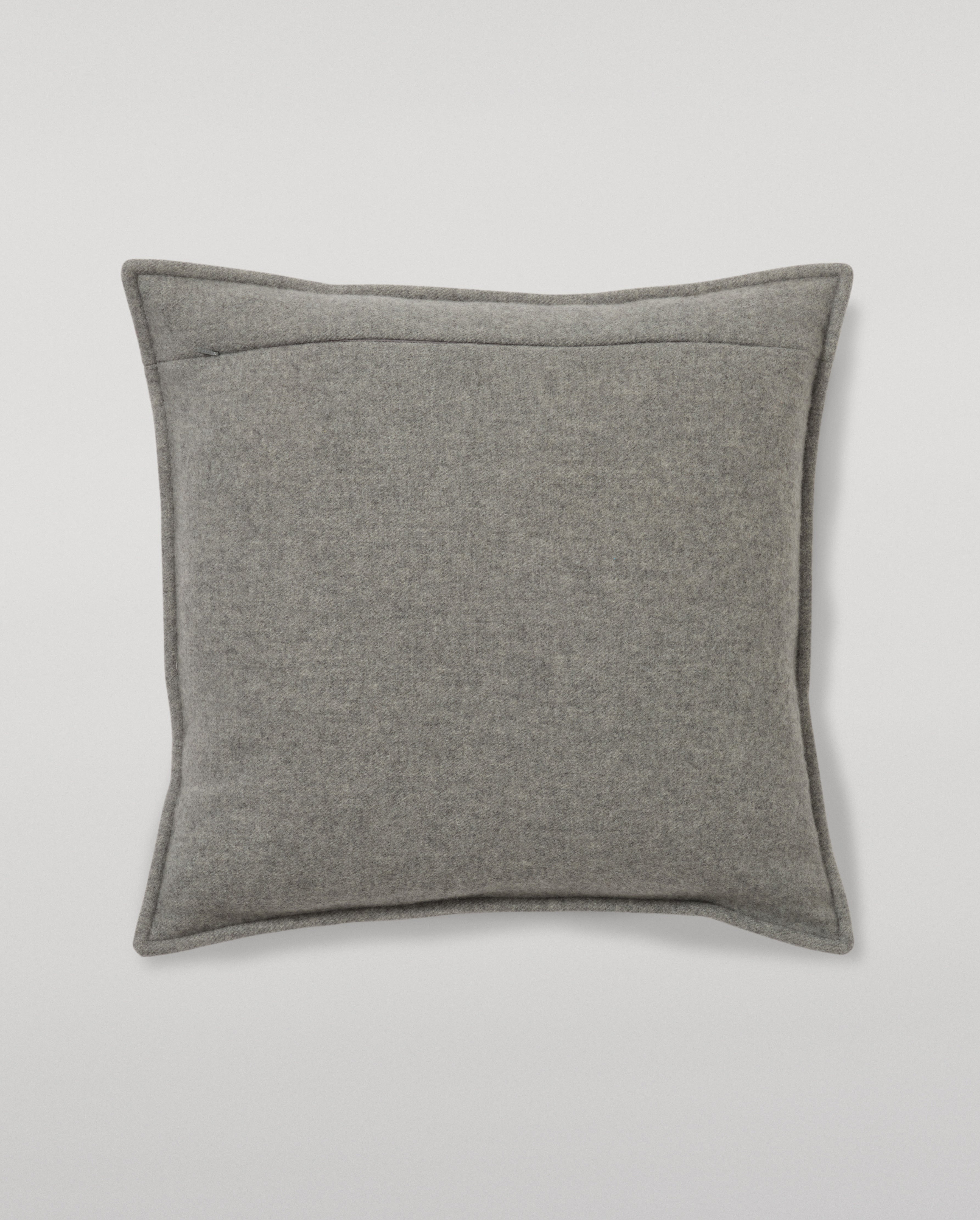 Art Geometric Grey & Natural Cashmere Cushion
