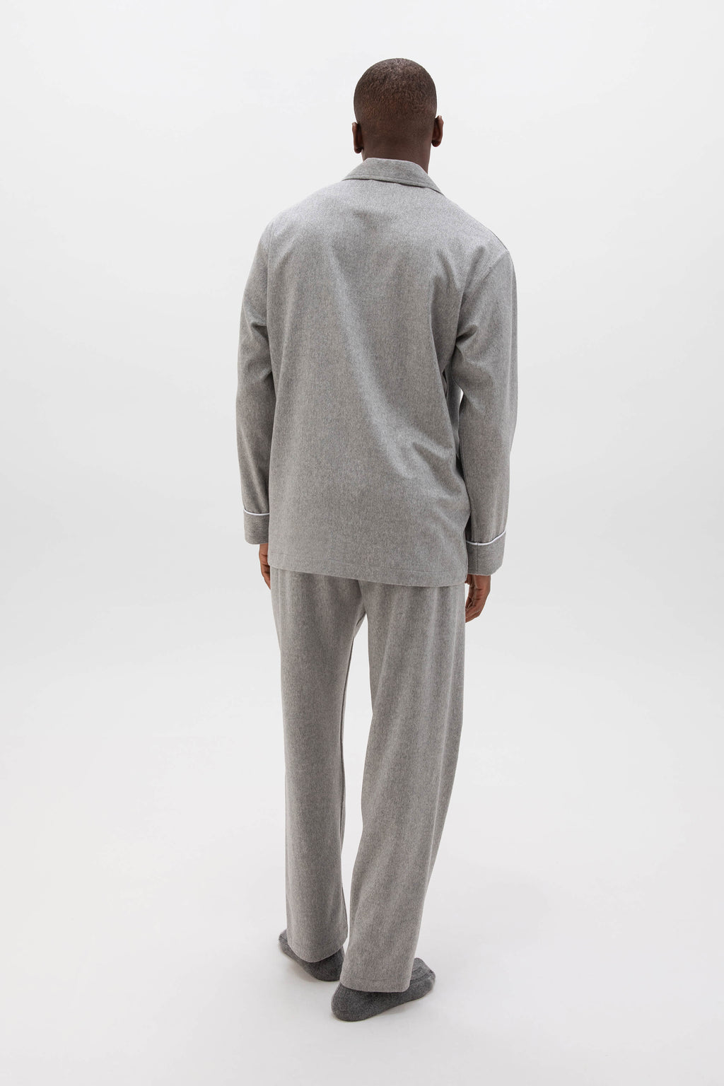 Light Grey Cashmere Pyjama Lounge Set