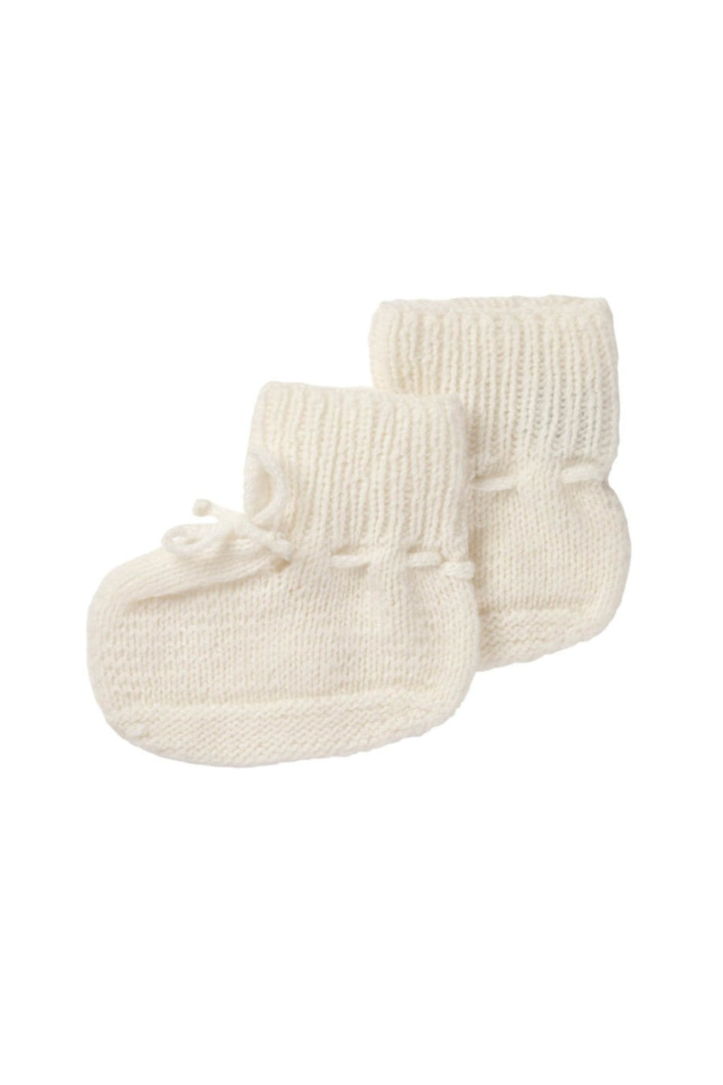White Cashmere Baby Booties