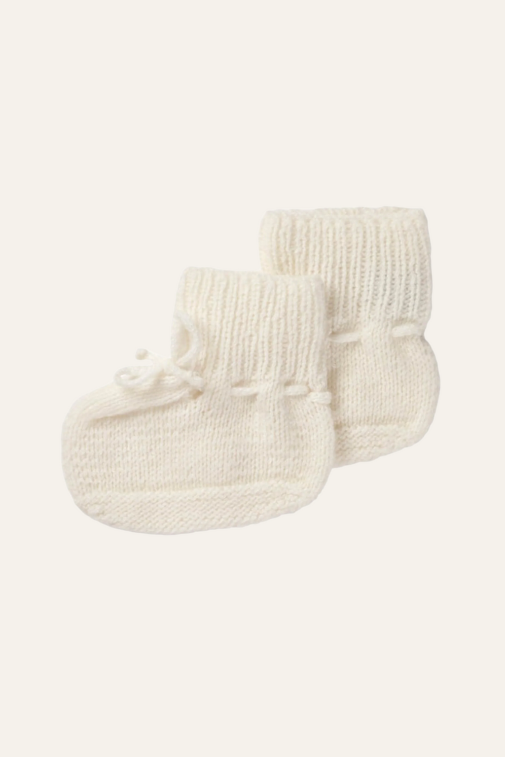 White Cashmere Baby Booties