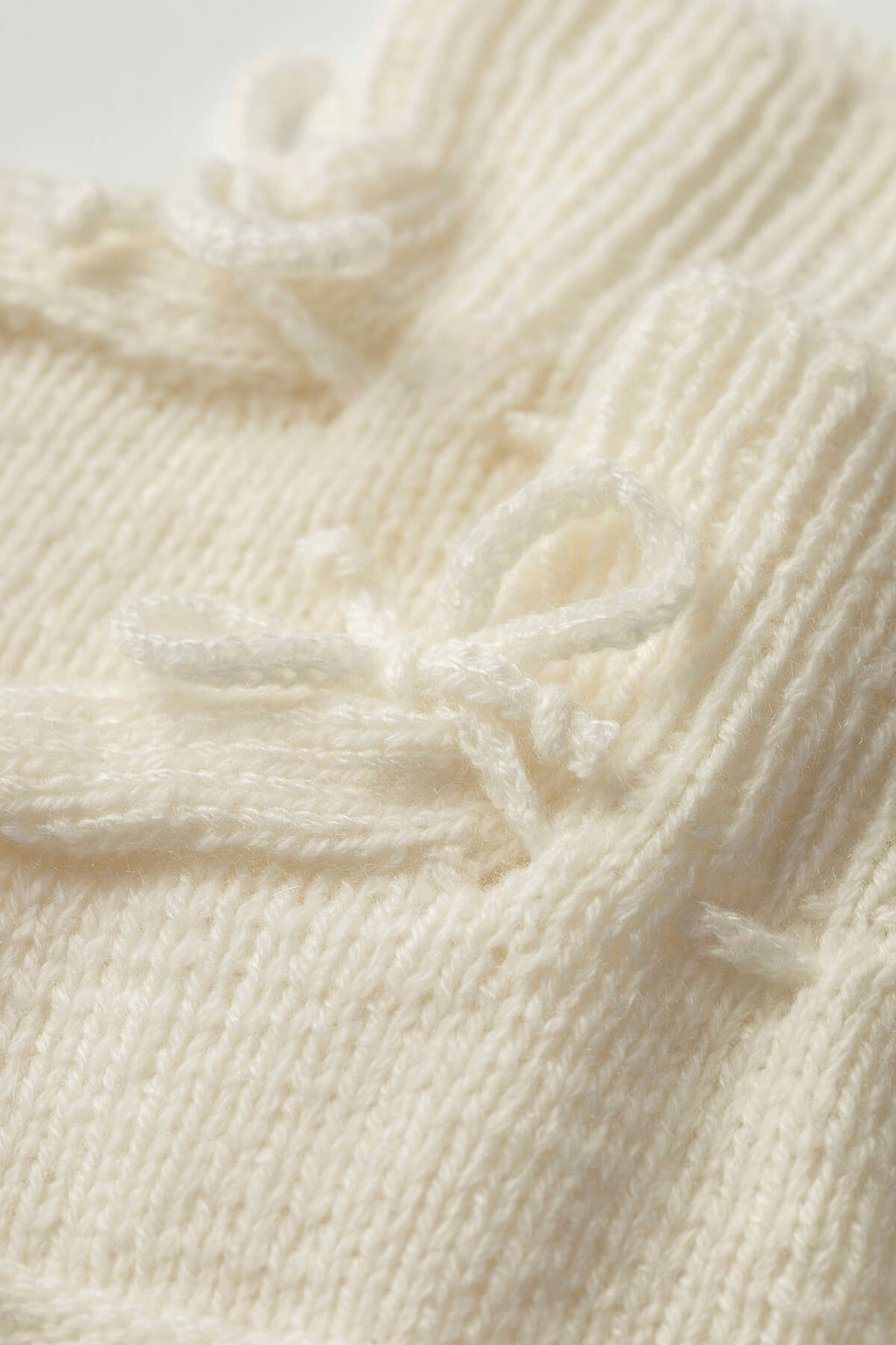 White Cashmere Baby Booties