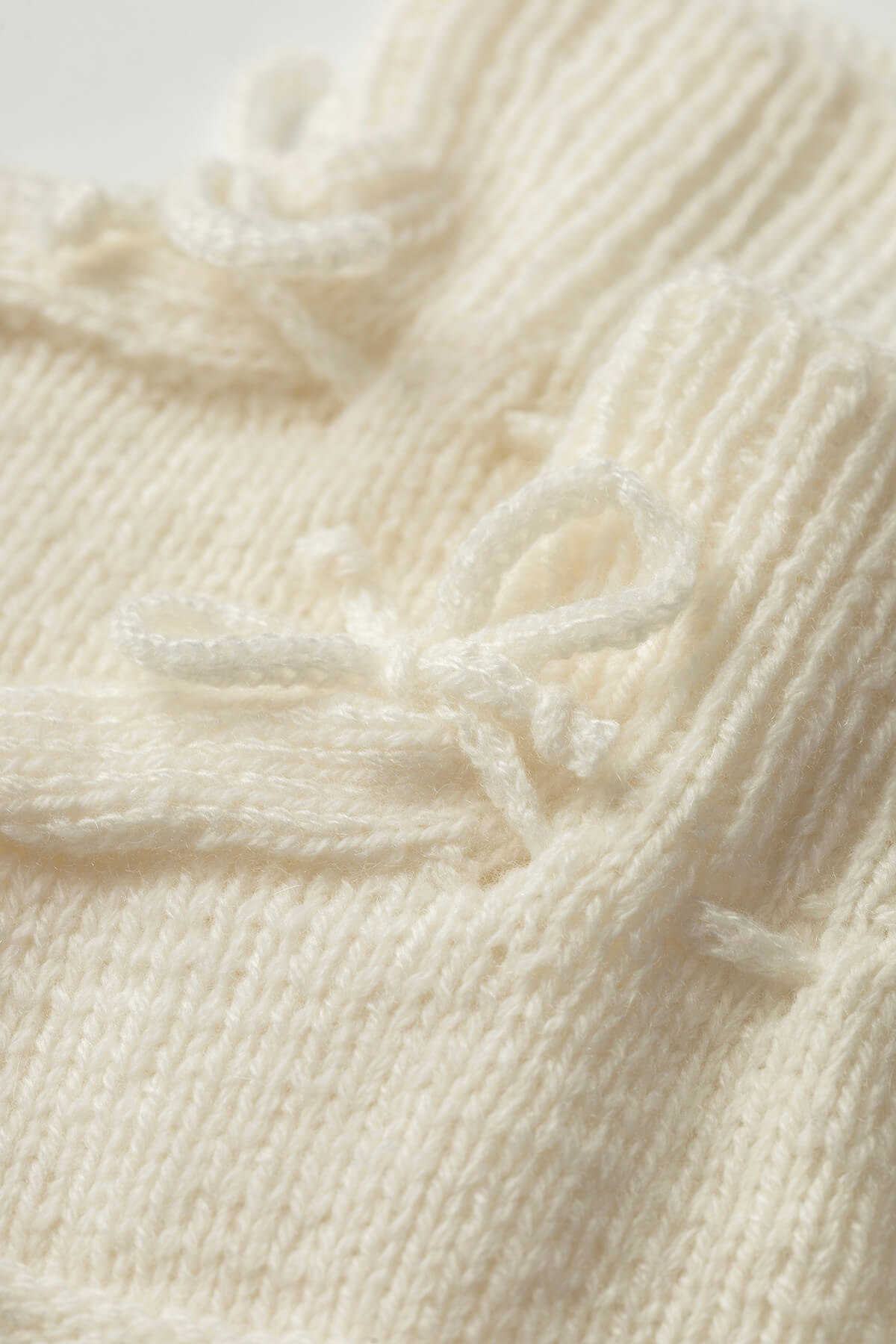 White Cashmere Baby Booties