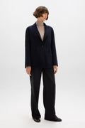 Classic Navy Cashmere Blazer