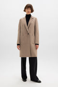 Classic Light Brown Cashmere Coat