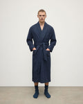 Donegal Cashmere Navy Dressing Gown
