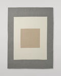 Art Geometric Grey & Natural Cashmere Throw