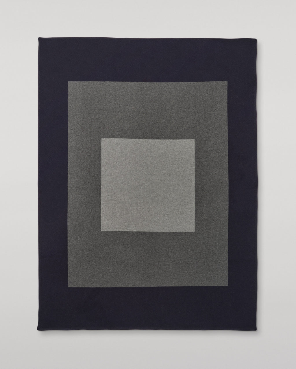 Art Geometric Navy & Grey Cashmere Throw