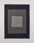 Art Geometric Navy & Grey Cashmere Throw