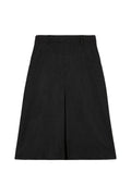 Merino & Cashmere Mid Grey Box Pleat Skirt