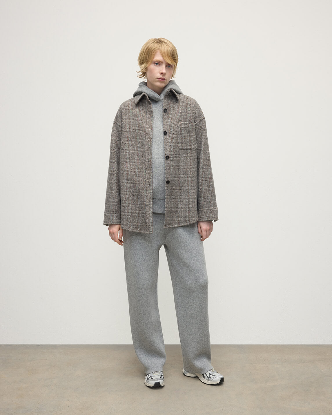 Glen Urquhart Check Oversized Shirt