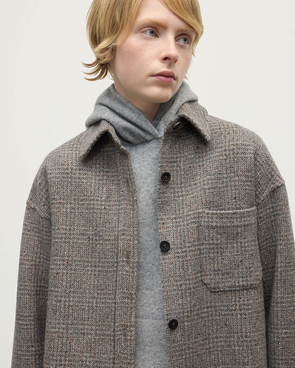 Glen Urquhart Check Oversized Shirt