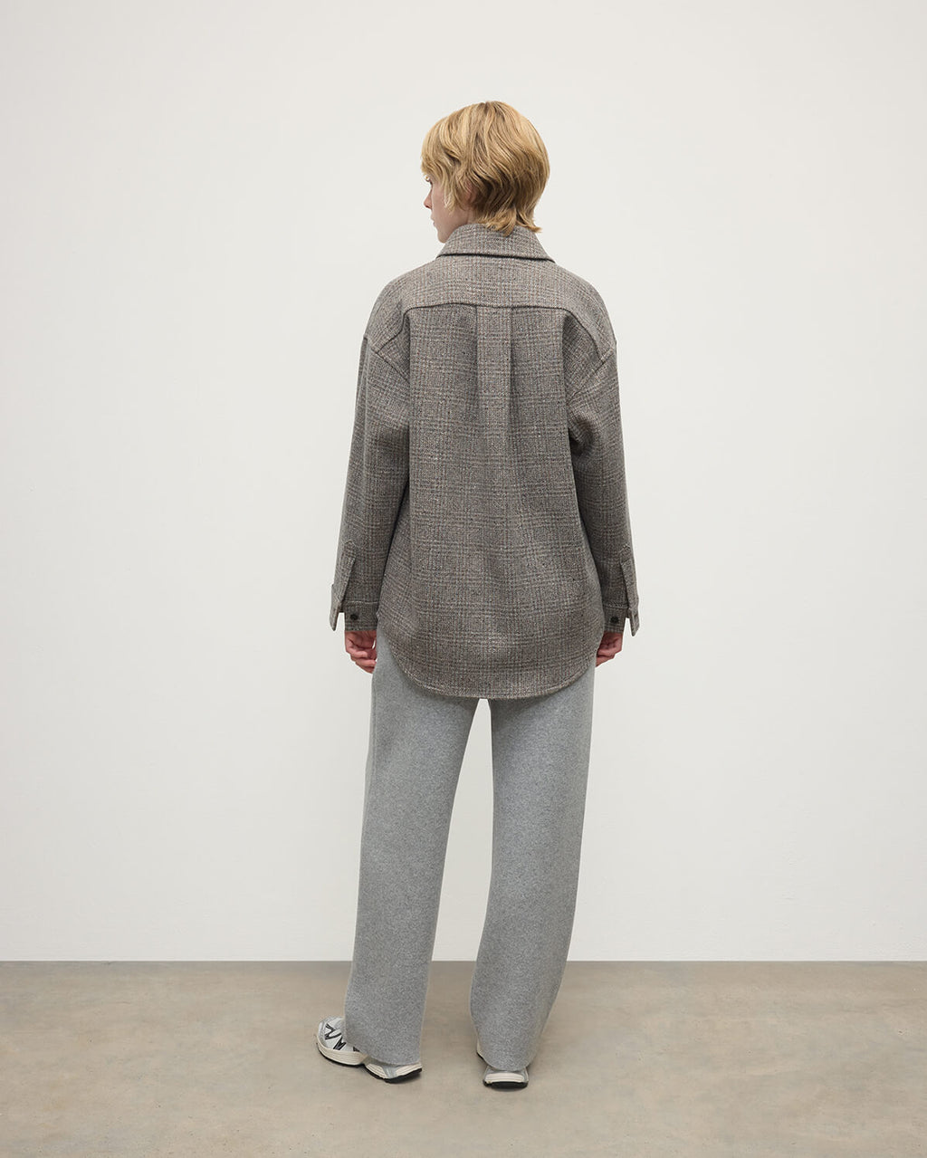Glen Urquhart Check Oversized Shirt