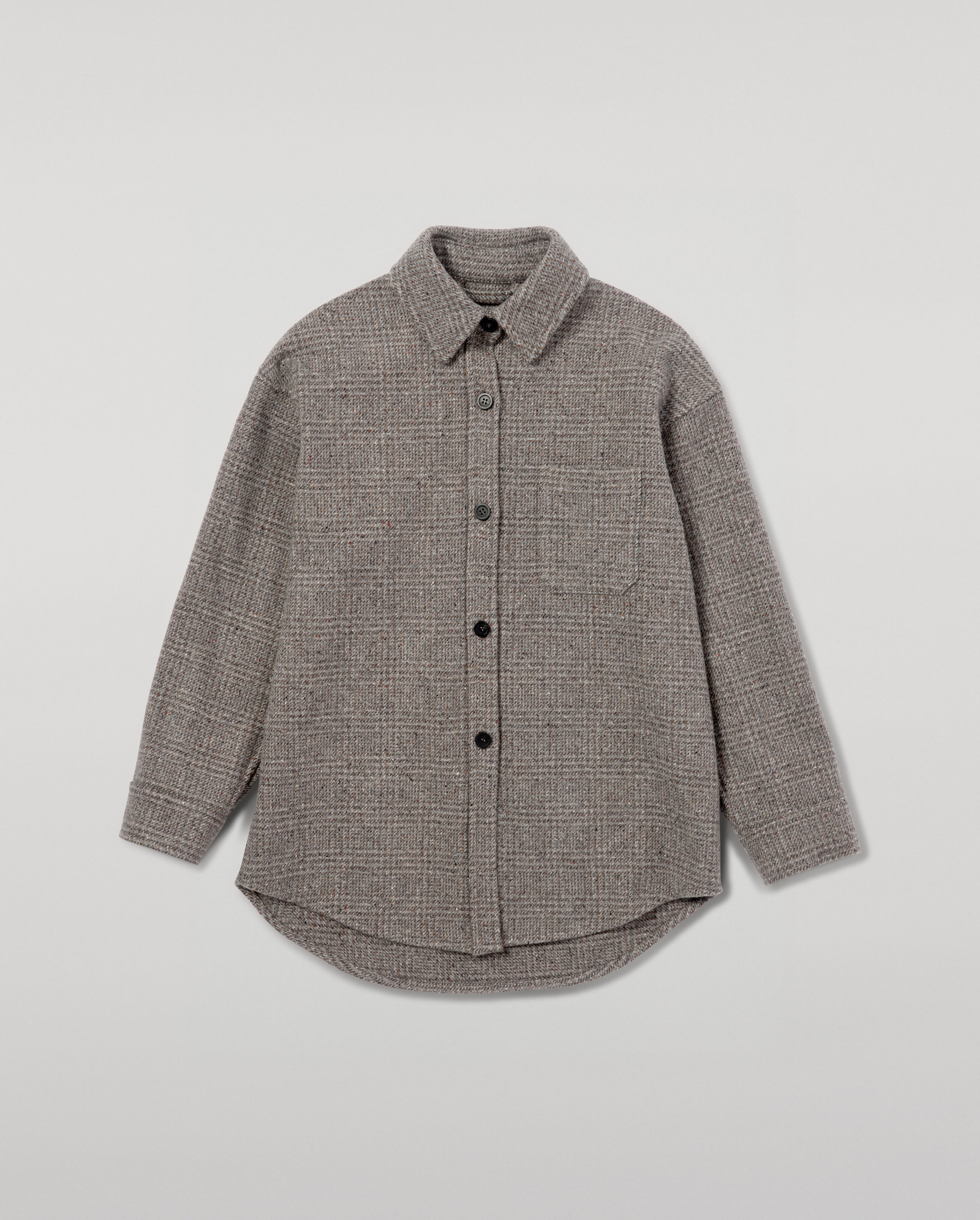 Glen Urquhart Check Oversized Shirt
